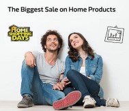 Flipkart Home Shopping Days[16-18th Feb]+10% Off With HDFC Cards | Upto 80% Off On Home Decor,Appliances, Furniture